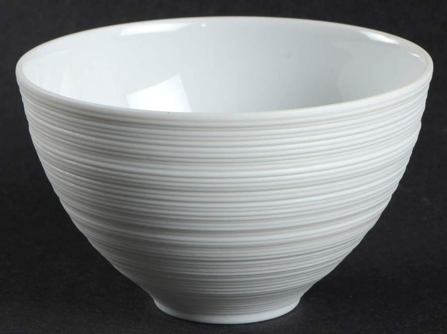 Hemisphere White Medium Bowl for Bowl & Saucer Set by Jean Louis Coquet-1