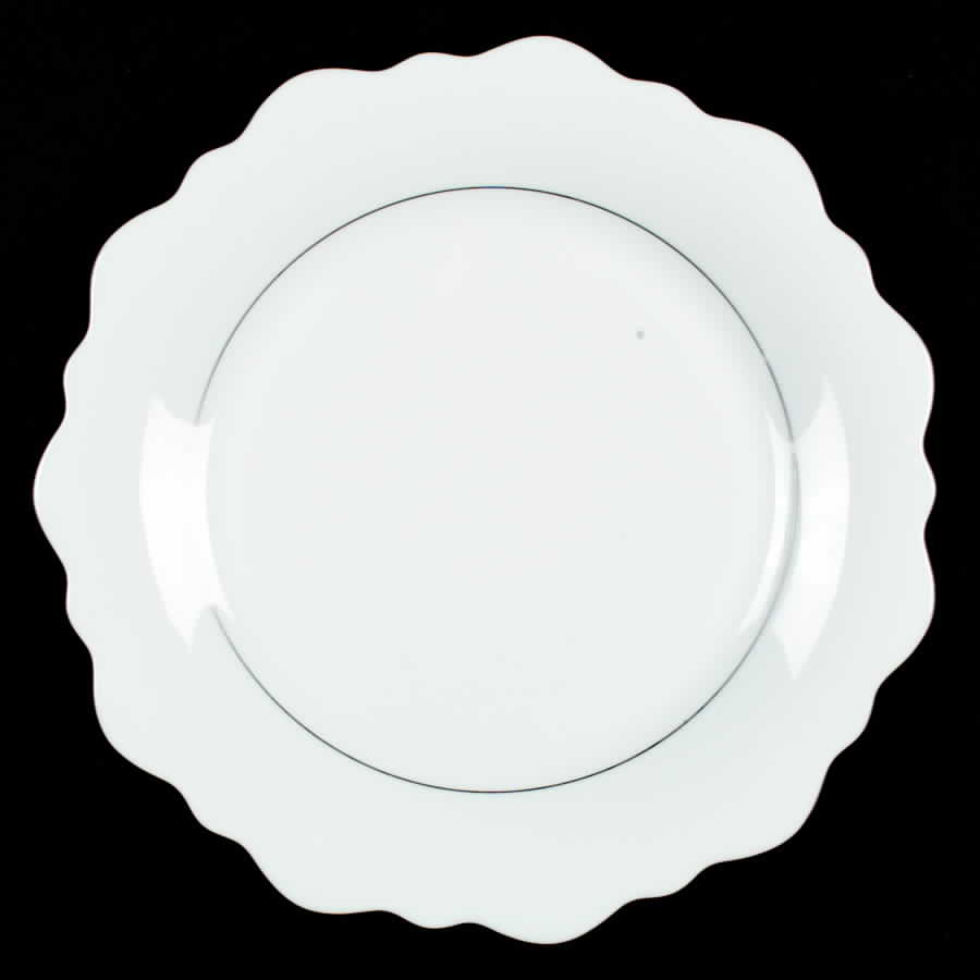 Samoa Platinum (Platinum Trim and Verge) Dinner Plate by Jean Louis Coquet-1