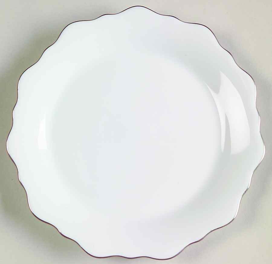 Samoa Platinum (Platinum Trim and Verge) Bread & Butter Plate by Jean Louis Coquet-1