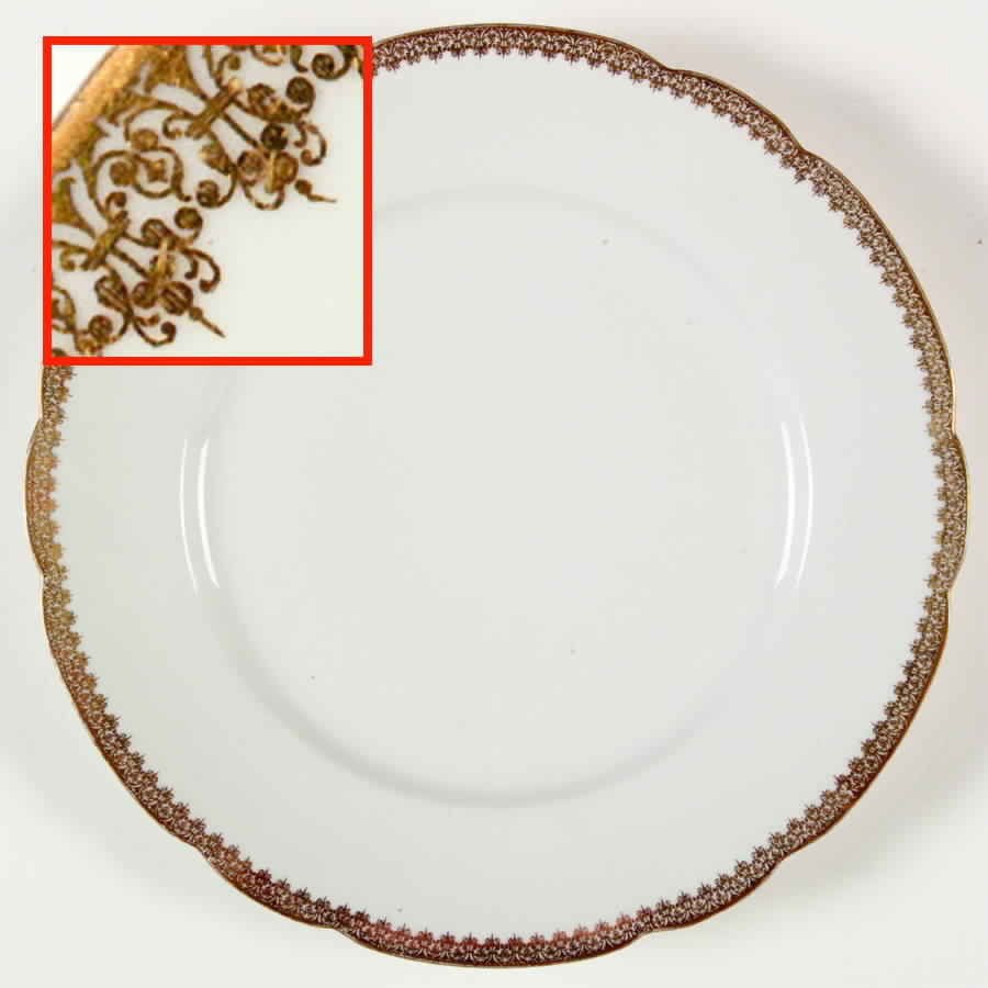 CHF875 Dinner Plate by Charles Field Haviland-1