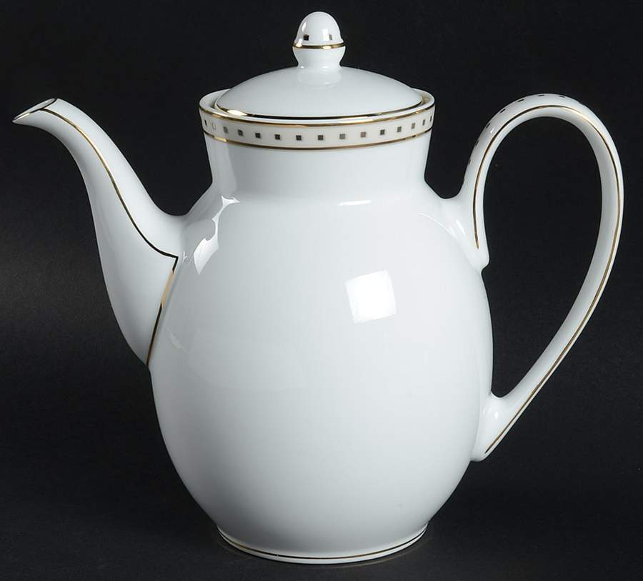 Babylone Ivory Coffee Pot & Lid by Christofle-1