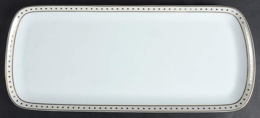 Babylone Ivory Oblong Cake Plate by Christofle-1