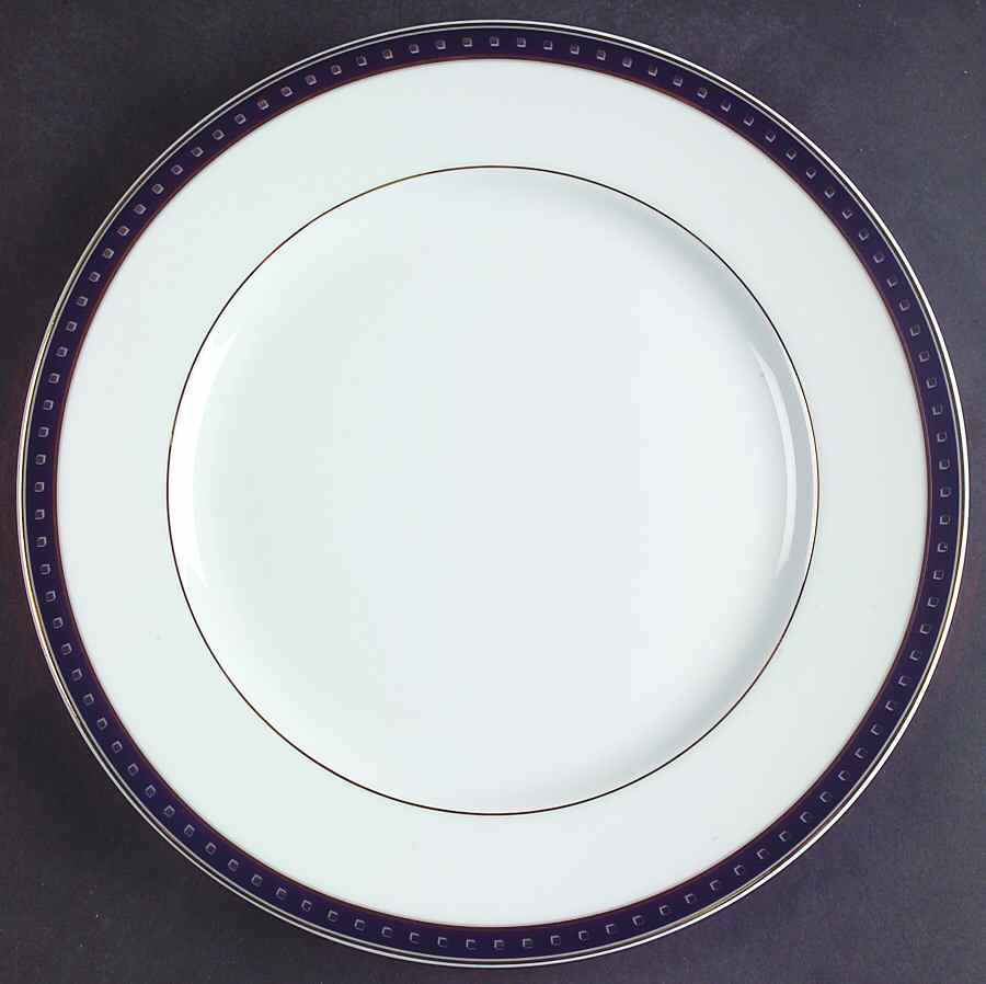 Babylone Blue Dinner Plate by Christofle-1