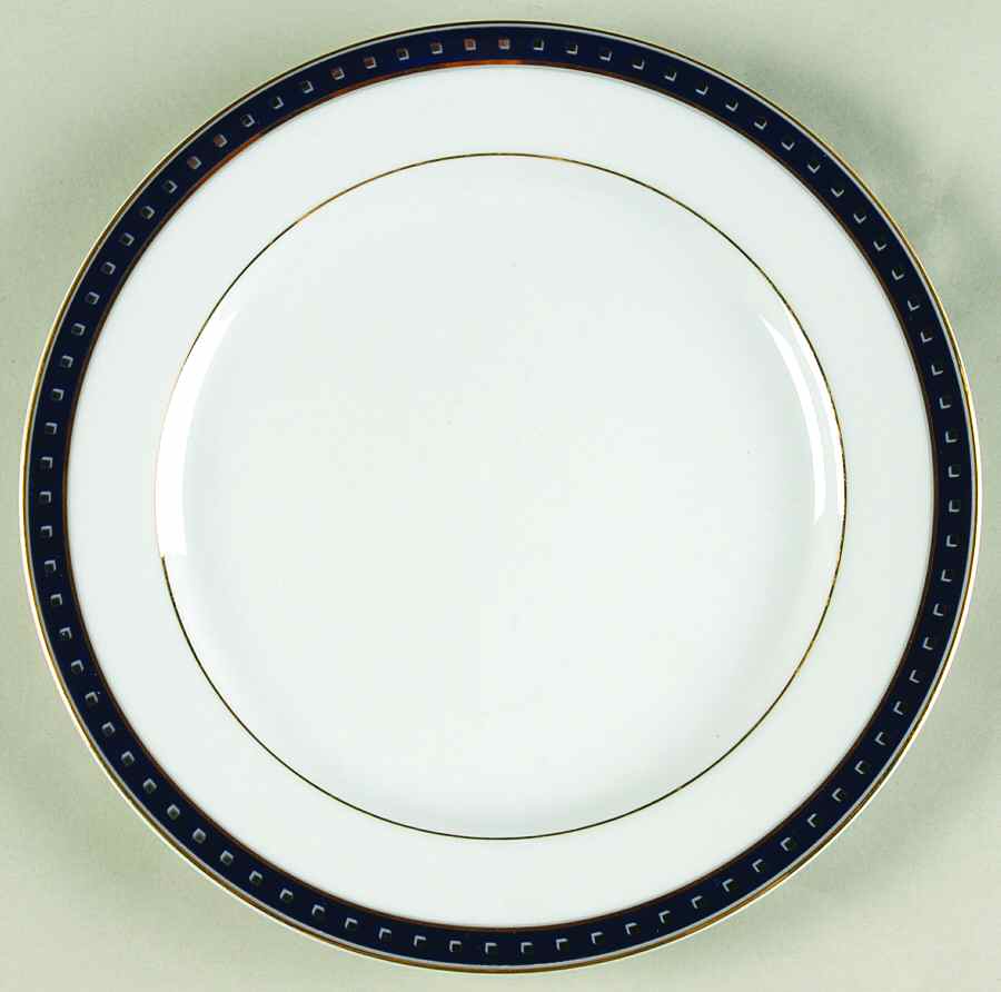 Babylone Blue Salad/Dessert Plate by Christofle-1