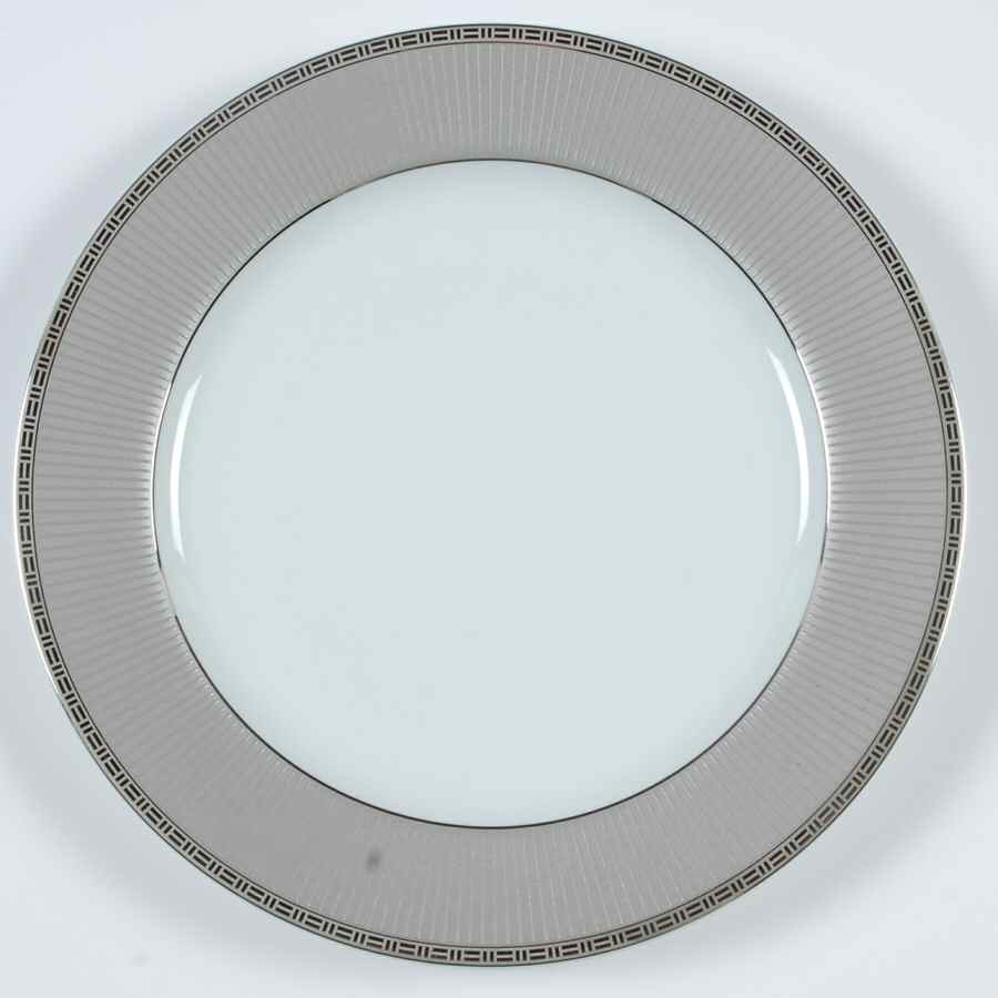 Metropolis Grey (Metallic) Salad/Dessert Plate by Christofle-1