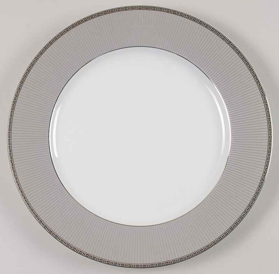 Metropolis Grey (Metallic) Dinner Plate by Christofle-1