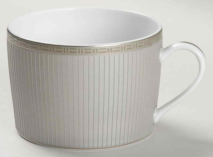 Metropolis Grey (Metallic) Flat Cup by Christofle-1