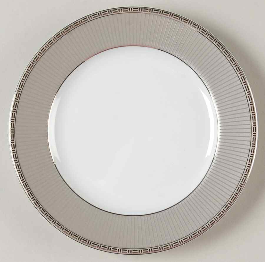Metropolis Grey (Metallic) Bread & Butter Plate by Christofle-1