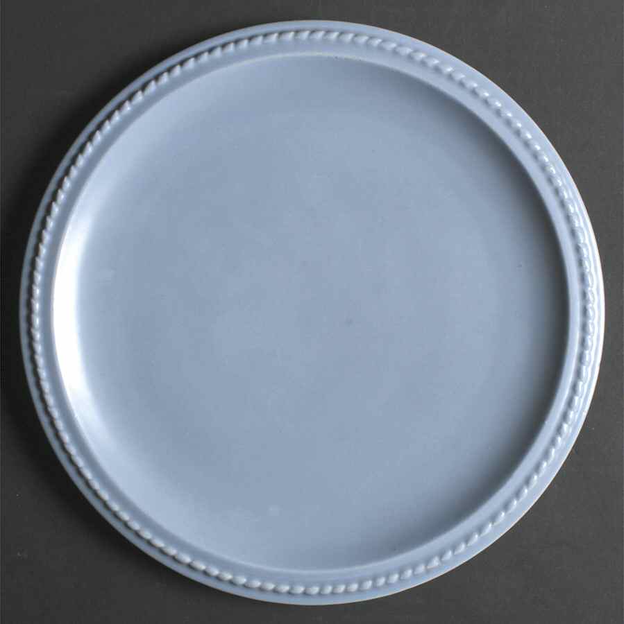 Rope Powder Blue Dinner Plate by Catalina-1