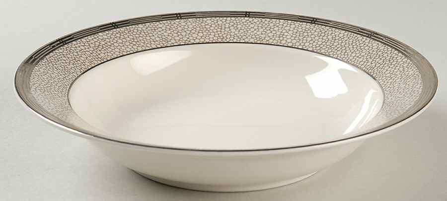 Bridgeton Cream Rim Soup Bowl by Charter Club-1