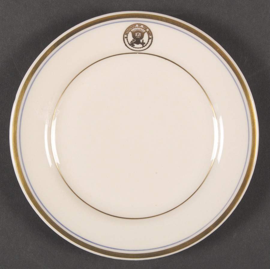 Department of The Navy Bread & Butter Plate by Caribe-1