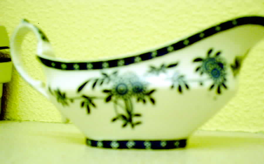 Delft Gravy Boat by Clementson Bros-1