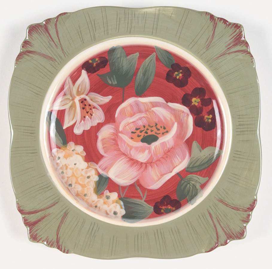 Floral Tapestry Salad Plate by Certified International-1