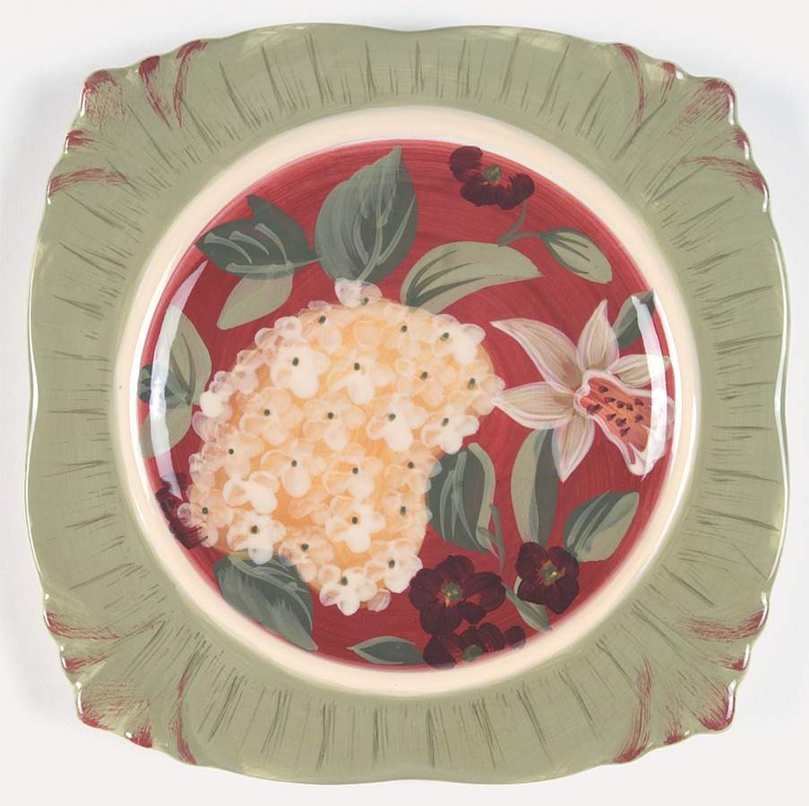 Floral Tapestry Salad Plate by Certified International-1