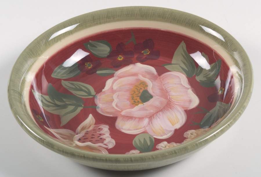 Floral Tapestry 9" Individual Pasta Bowl by Certified International-1