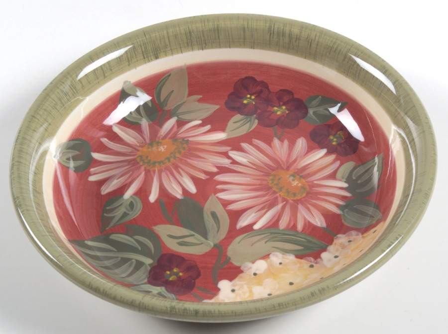Floral Tapestry 9" Individual Pasta Bowl by Certified International-1