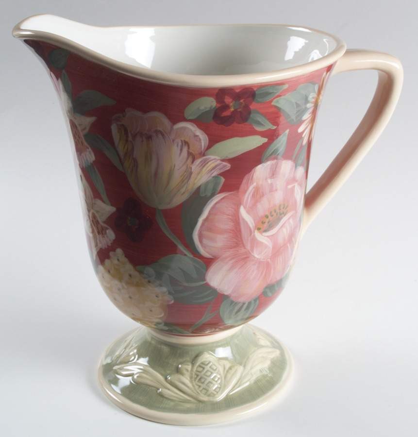 Floral Tapestry 112 Oz Pitcher by Certified International-1