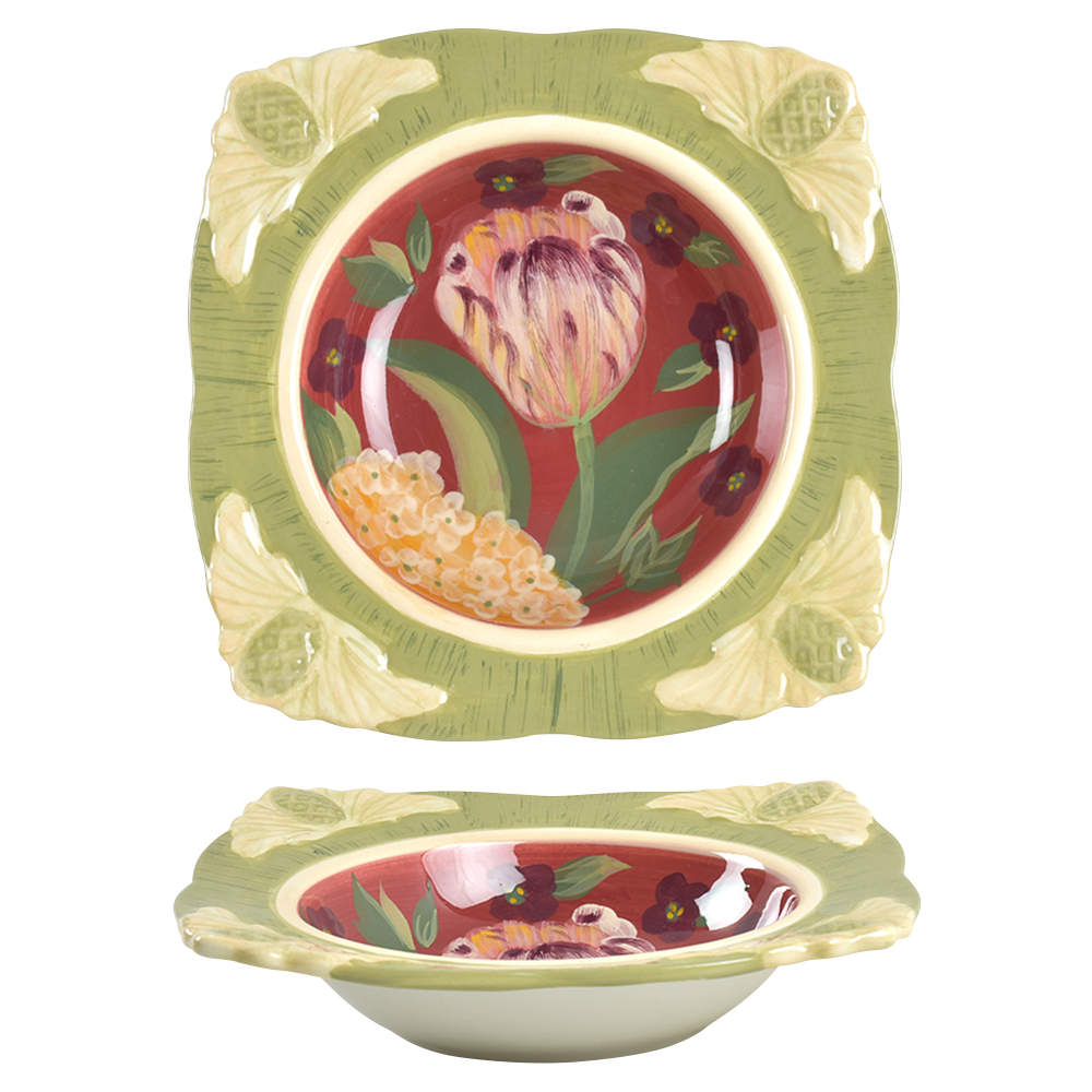 Floral Tapestry 8" Soup/Pasta Bowl by Certified International-1