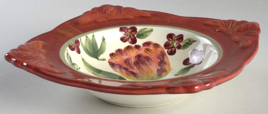 Floral Tapestry 8" Soup/Pasta Bowl by Certified International-1