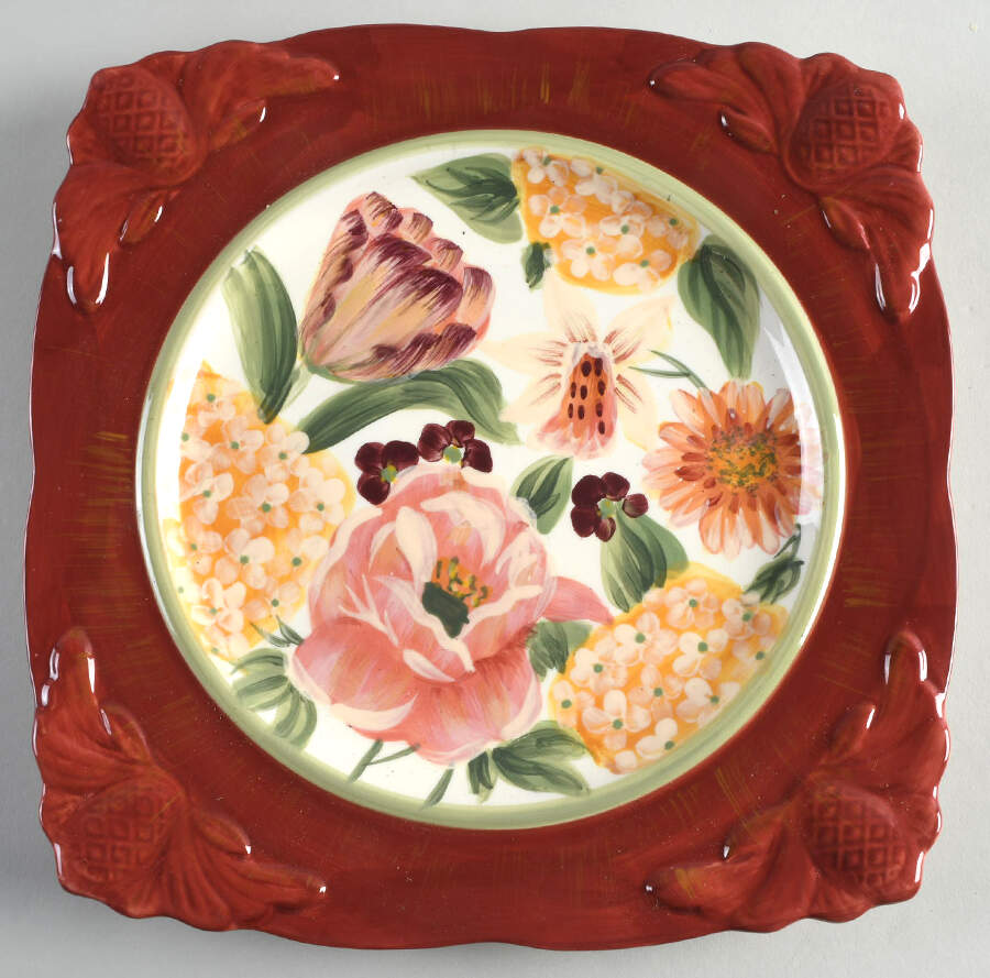 Floral Tapestry Dinner Plate by Certified International-1