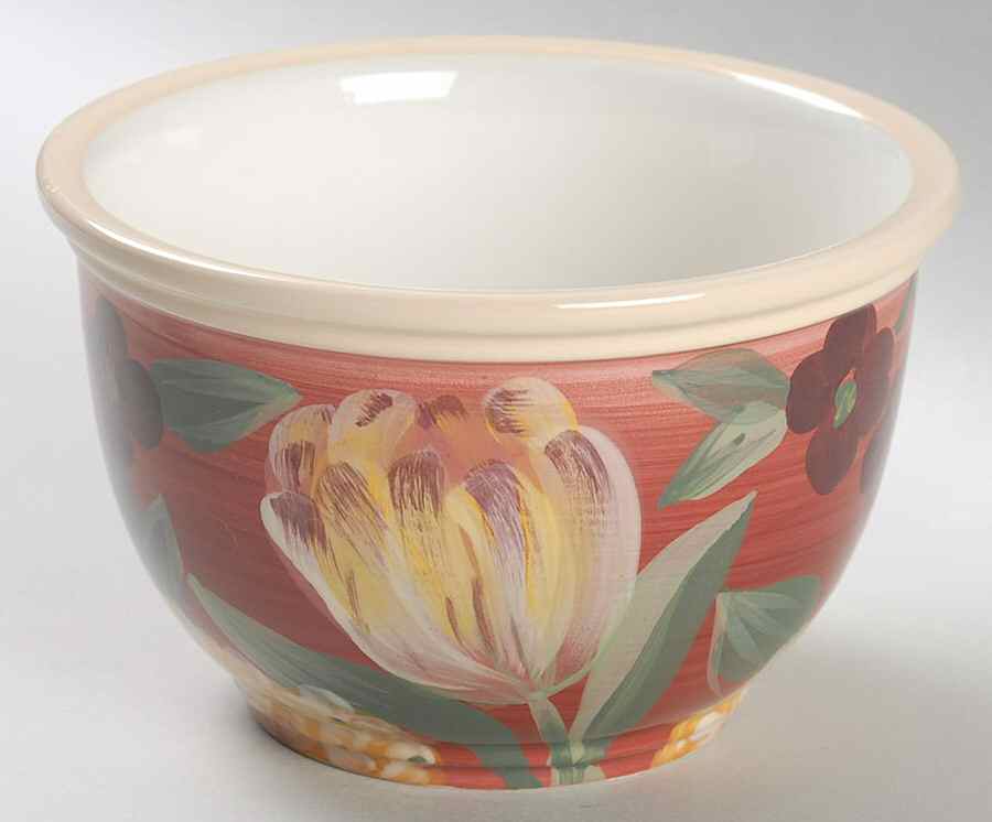 Floral Tapestry Individual Ice Cream Dish by Certified International-1