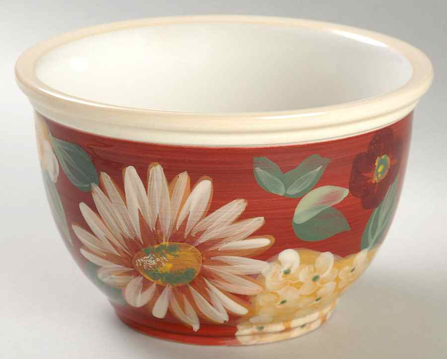 Floral Tapestry Individual Ice Cream Dish by Certified International-1