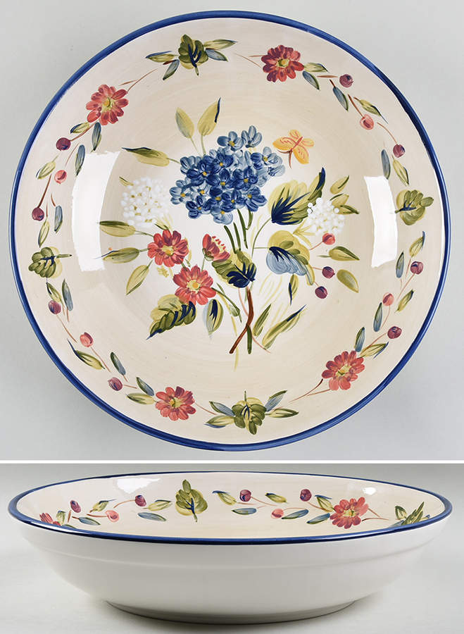 Flora 13" Pasta Serving Bowl by Certified International-1