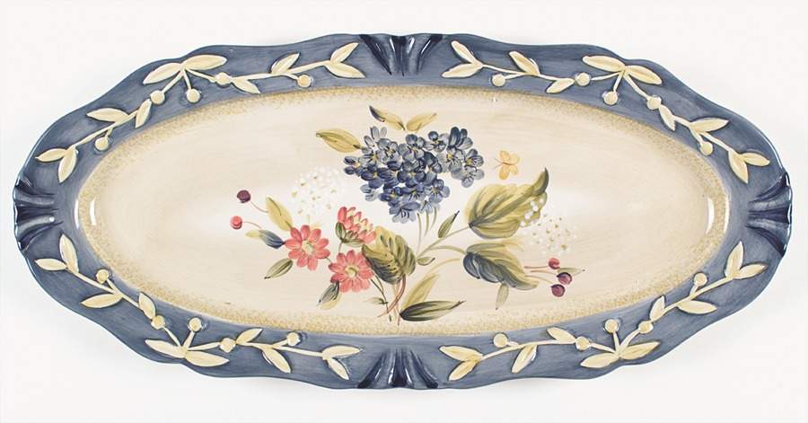 Flora 20" Fish Platter by Certified International-1