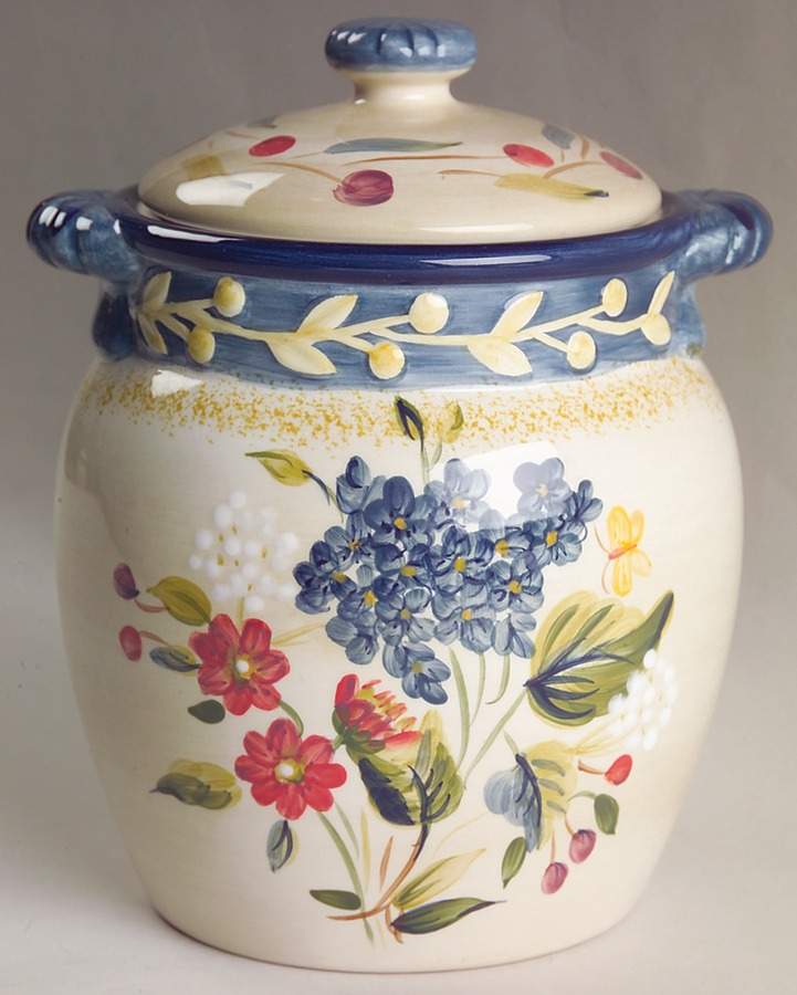 Flora Medium Canister & Lid by Certified International-1