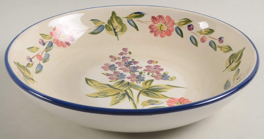 Flora 9" Individual Pasta Bowl by Certified International-1