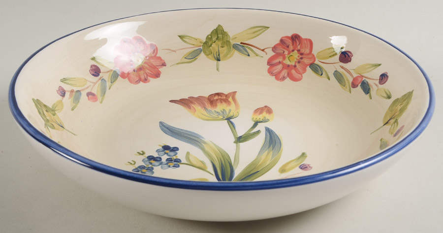 Flora 9" Individual Pasta Bowl by Certified International-1