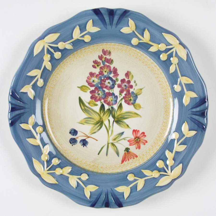 Flora Salad/Dessert Plate by Certified International-1