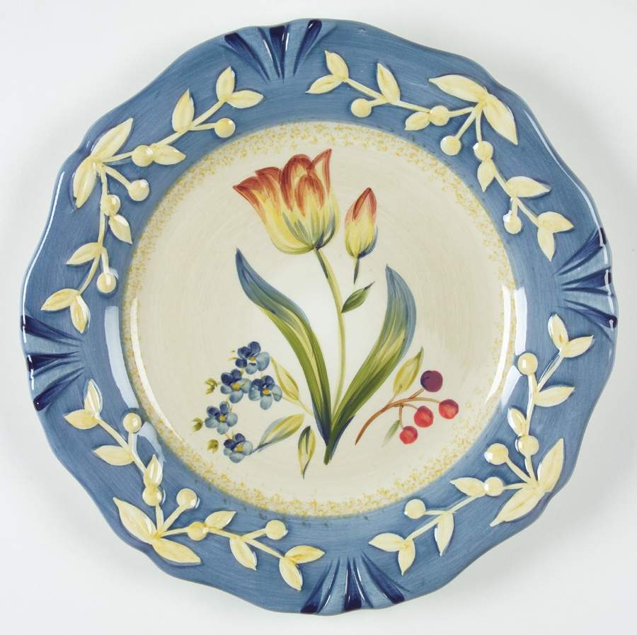 Flora Salad/Dessert Plate by Certified International-1