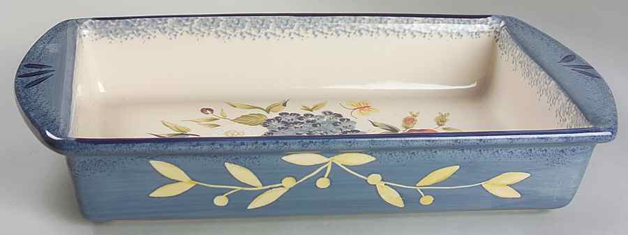 Flora 16" Rectangular Baker by Certified International-1