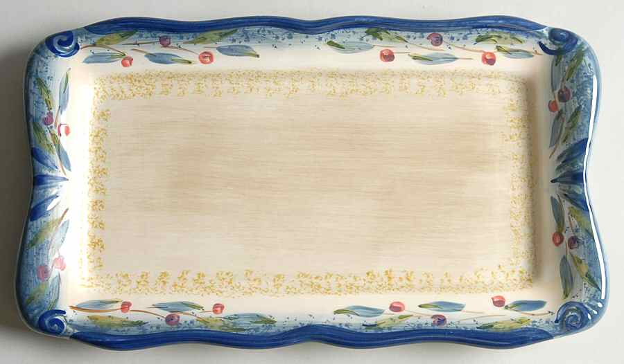 Flora Tray for Creamer & Sugar with Lid by Certified International-1