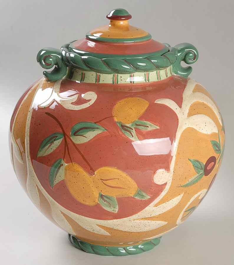 Chianti Cookie Jar & Lid by Certified International-1