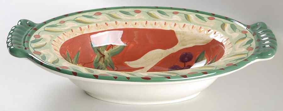 Chianti 13" Oval Vegetable Bowl by Certified International-1