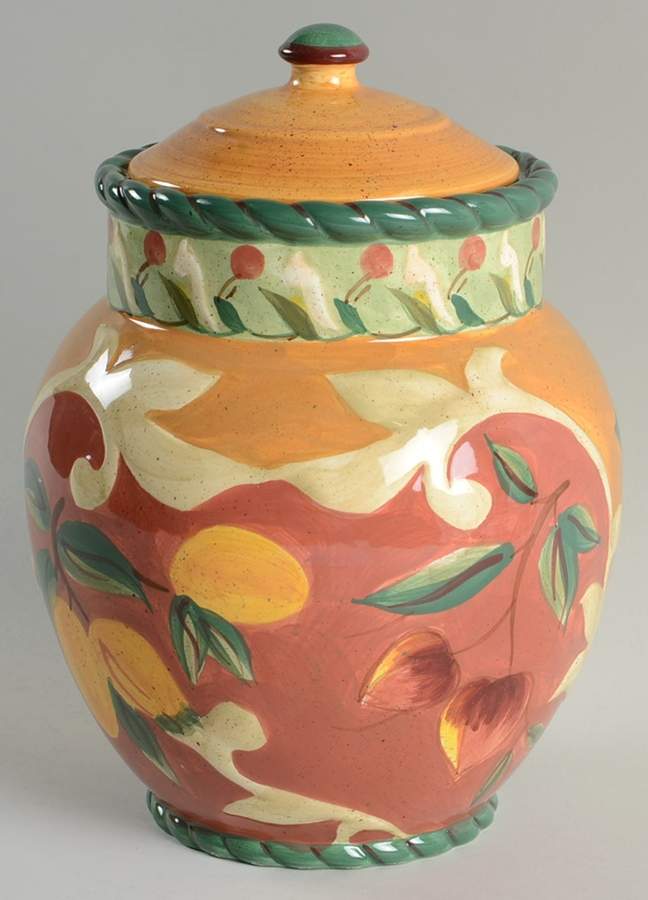 Chianti Medium Canister & Lid by Certified International-1