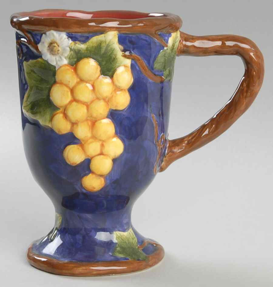 Vineyard Pedestal Mug by Certified International-1