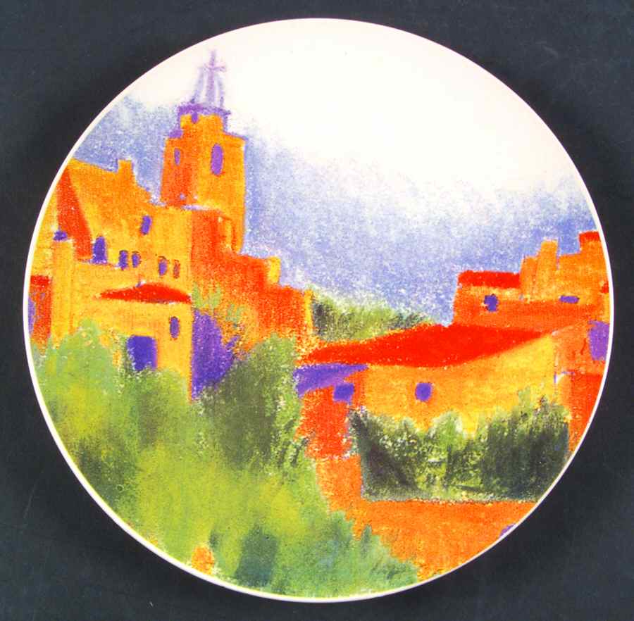 Provence French Country Salad/Dessert Plate by Certified International-1