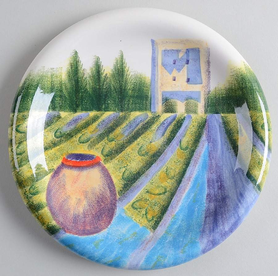 Provence French Country Salad/Dessert Plate by Certified International-1