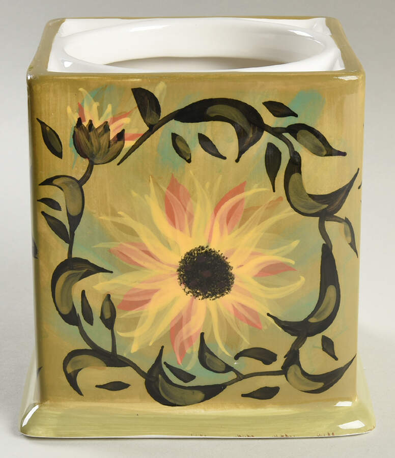 Sunflower (Scalloped Edge) Medium Canister No Lid by Certified International-1