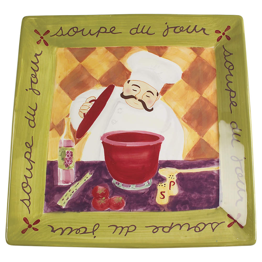 Chef Collection 13" Square Serving Platter by Certified International-1