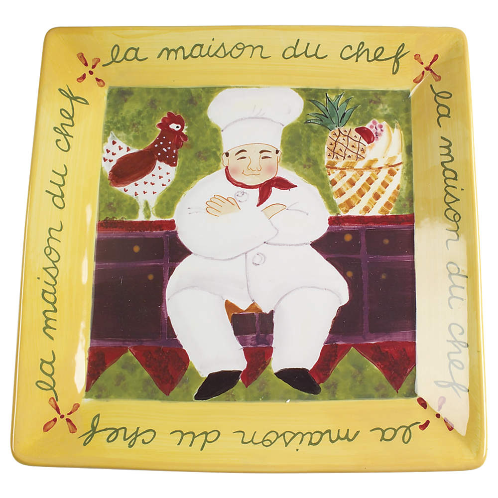 Chef Collection 13" Square Serving Platter by Certified International-1
