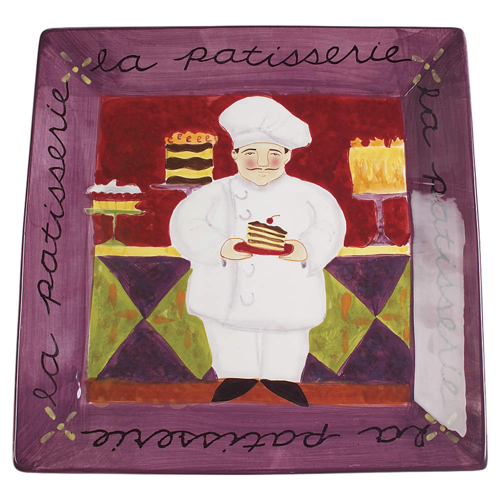Chef Collection 13" Square Serving Platter by Certified International-1