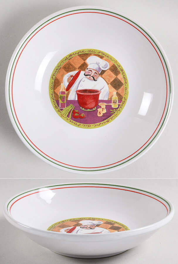 Chef Collection 9" Individual Pasta Bowl by Certified International-1