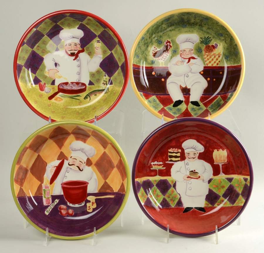Chef Collection Individual Pasta Bowl - Set of 4 by Certified International-1