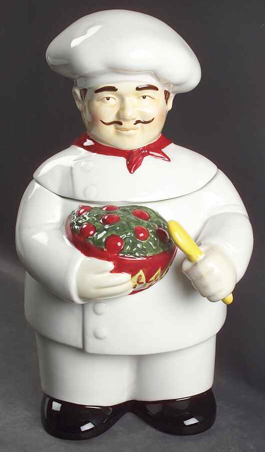 Chef Collection Figural Cookie Jar & Lid by Certified International-1