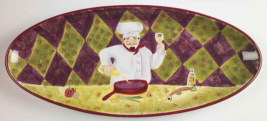 Chef Collection 19" Fish Platter by Certified International-1