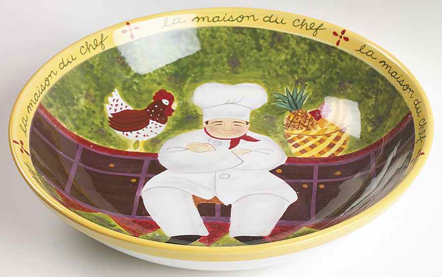 Chef Collection 13" Pasta Serving Bowl by Certified International-1